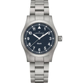 Hamilton Khaki Field Quartz 38 Stainless Steel / Blue / Bracelet - H69401140 - Bijoux Eclore