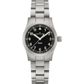 Hamilton Khaki Field Quartz 33 Stainless Steel / Black / Bracelet - H69301130 - Bijoux Eclore