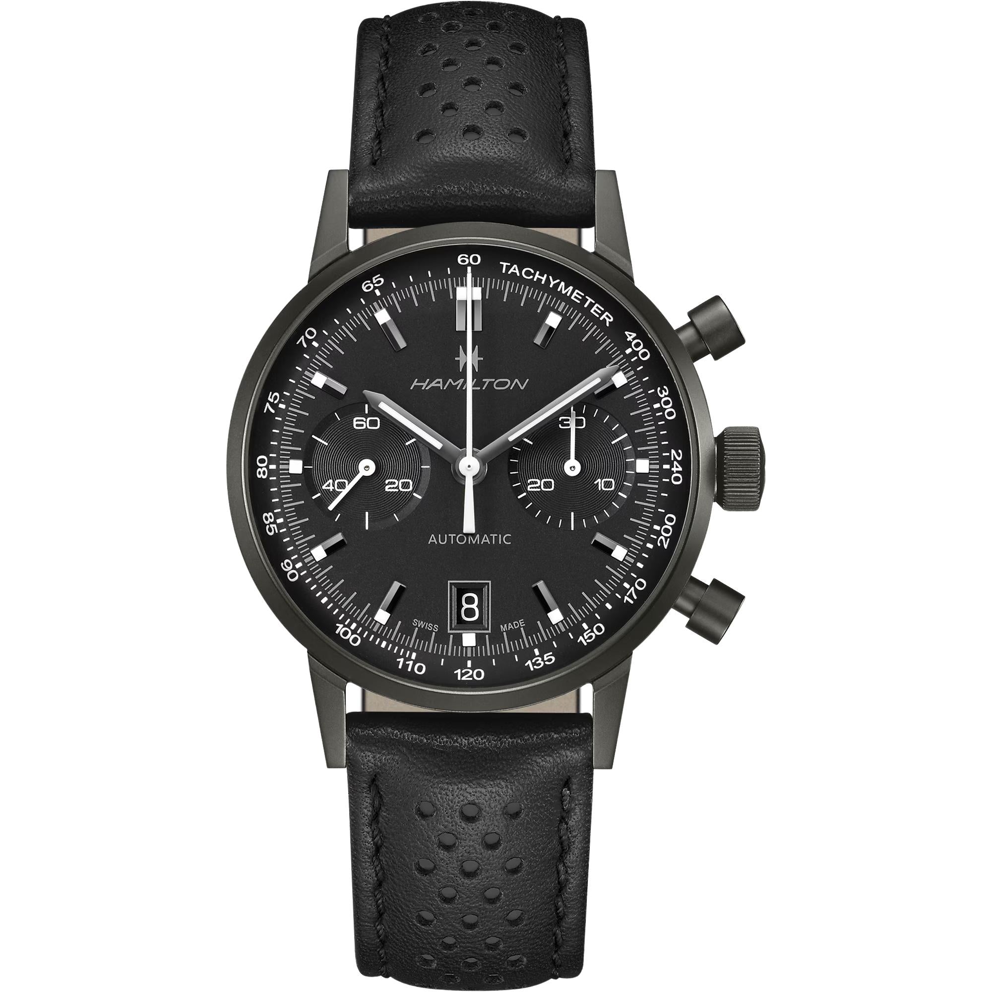 American Classic Intra-Matic Auto Chrono Hamilton H38446730 - Bijoux Eclore