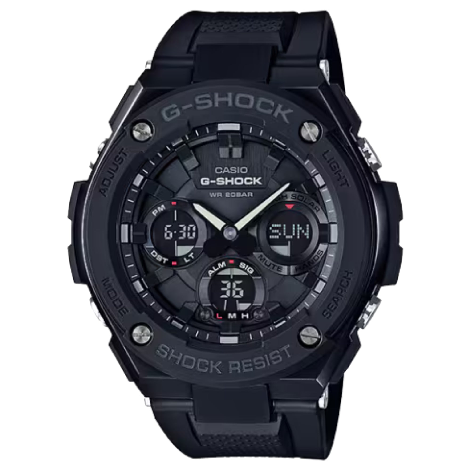 GSTS100G-1B | Black Steel Men's Watch G-SHOCK - Bijoux Eclore