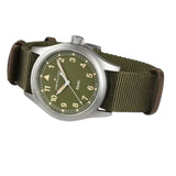 Hamilton Khaki Field Quartz 38 Stainless Steel / Green - H69401960 - Bijoux Eclore