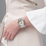 G-Shock Casio Analog-Digital Beige Dial White Resin Watch 46mm - GMS2110-7A9 - Bijoux Eclore