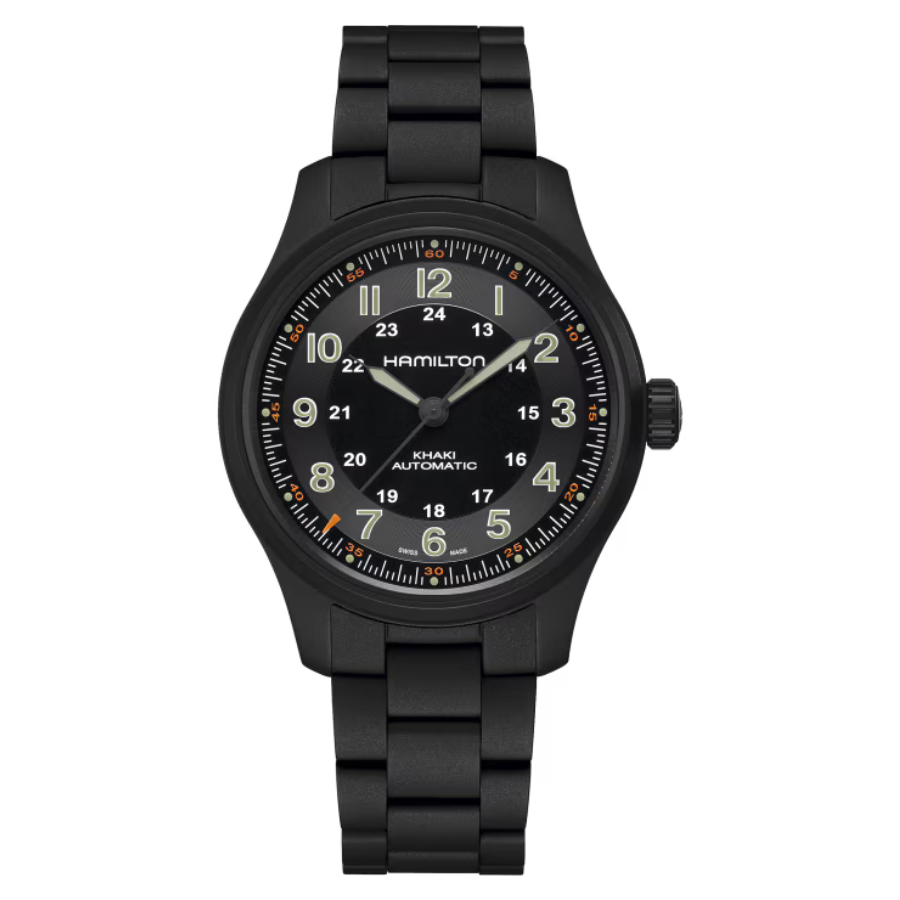 Hamilton Khaki Field Auto Black H70665130 - Bijoux Eclore