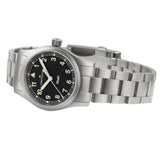 Hamilton Khaki Field Quartz 33 Stainless Steel / Black / Bracelet - H69301130 - Bijoux Eclore