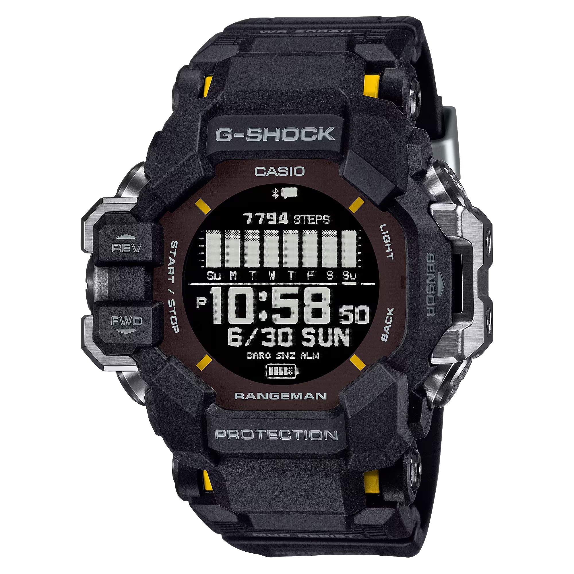 CASIO DW-H2000-1ACR cutting-edge hybrid smartwatch - Bijoux Eclore