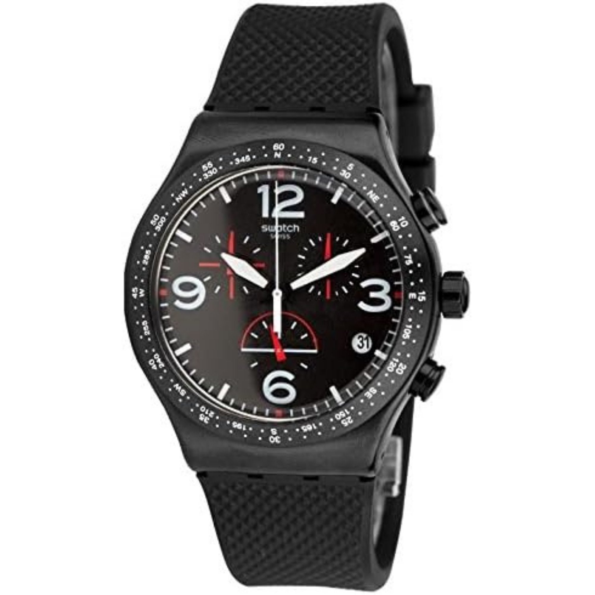 Swatch Men's Digital Quartz Watch with Rubber Strap YVB403 - Bijoux Eclore