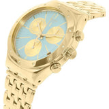 Swatch Women's Irony YCG413G Gold Stainless-Steel Plated Swiss Quartz Fashion Watch - Bijoux Eclore