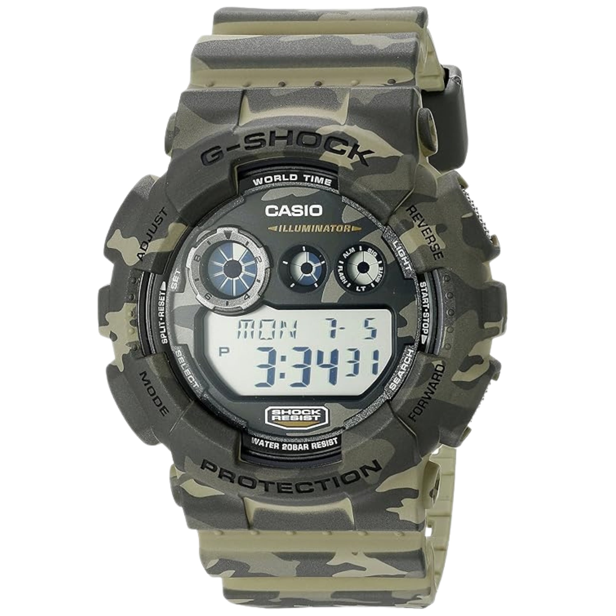 Casio G-Shock XL Digital GD120CM-5 Wristwatch - Bijoux Eclore