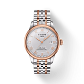 Montre Tissot Le Locle Powermatic 80 bicolore en or rose T006.407.22.033.00