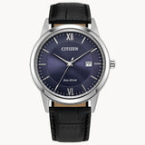 Citizen Classic Blue Dial Leather Strap AW1780-09L