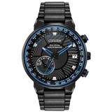 Citizen Eco Drive GPS Wave World Time Stainless Steel Men's Watch CC3038-51E