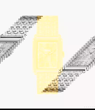 Fossil Carraway Three-Hand Gold-Tone Stainless Steel Watch FS6009