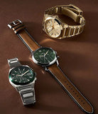 Fossil Everett Three-Hand Date Gold-Tone Stainless Steel Watch FS5965