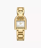 Fossil Harwell Three-Hand Gold-Tone Stainless Steel Watch ES5327