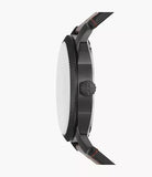 Fossil Machine Three-Hand Date Brown LiteHide Leather Watch FS5901