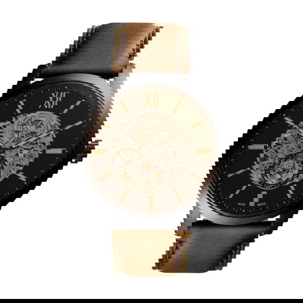 Fossil Men's Townsman Brown Leather Strap Watch ME3155