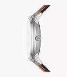 Fossil Neutra Moonphase Multifunction Brown LiteHide Leather Watch FS5903