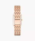 FOSSIL Raquel Three-Hand Date Watch in Rose Gold-Tone Stainless Steel ES5271