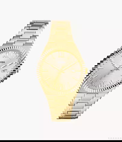 Fossil Scarlette Three-Hand Date Watch in Gold-Tone Stainless Steel ES5299