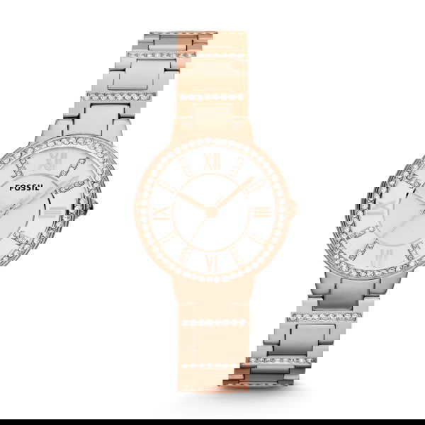 Fossil Virginia Rose Gold-Tone Ladies Watch ES3284