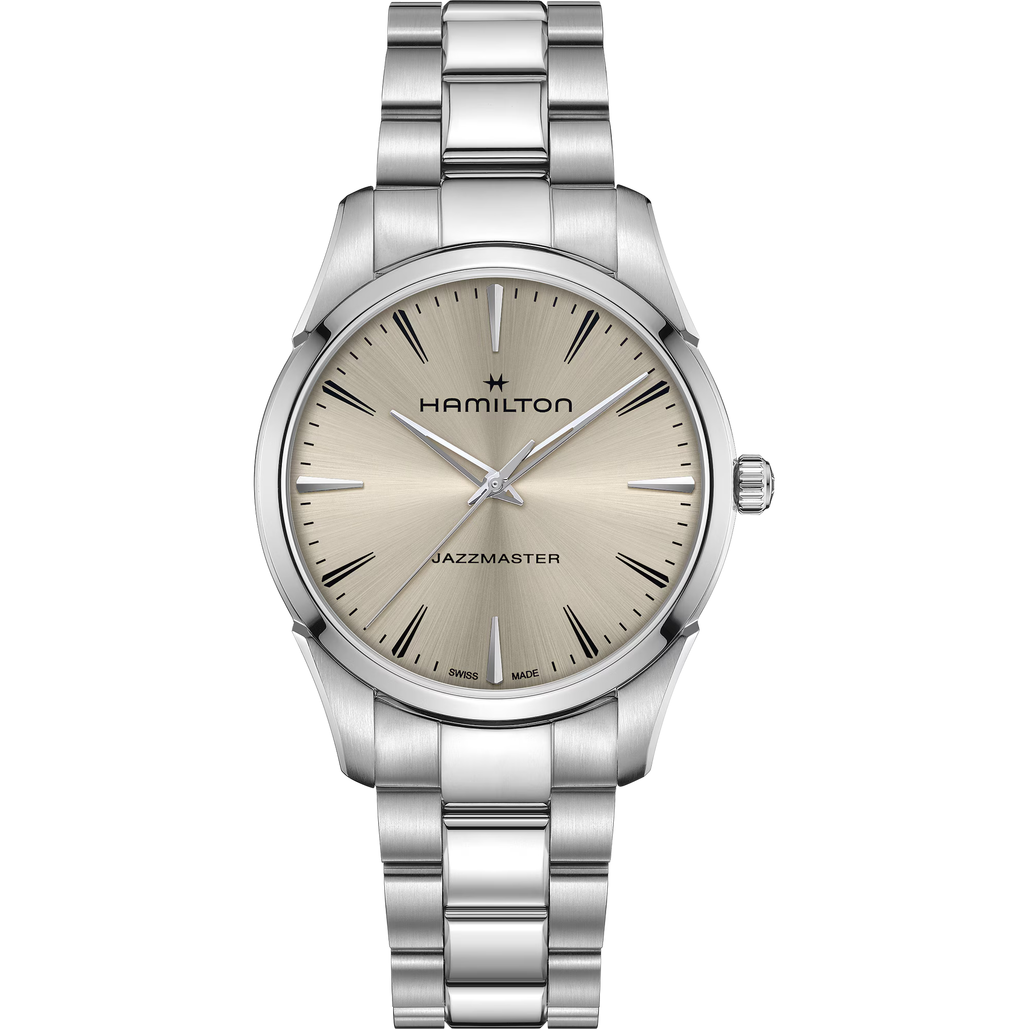 Hamilton Jazzmaster Quartz - 40mm - Beige H32461121 - Bijoux Eclore