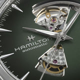 Hamilton Jazzmaster Open Heart Auto 42mm Brown Leather Strap H32705560 - Bijoux Eclore