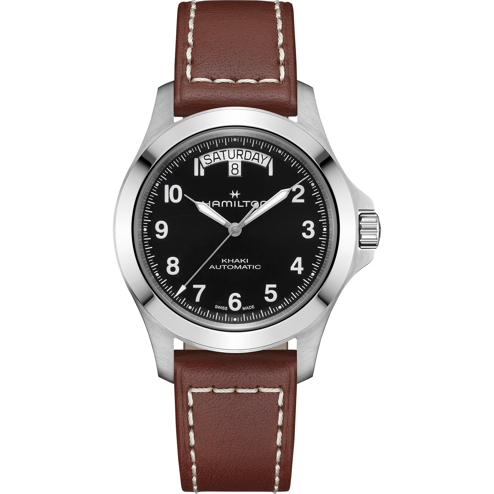 Hamilton Khaki Field King Day-Date AUTO - 40mm - Black H64475531 - Bijoux Eclore