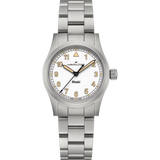 Hamilton Khaki Field Quartz 33mm Unisex Watch White H69301110 - Bijoux Eclore