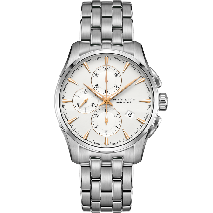 Hamilton Jazzmaster Auto Chrono Automatic 42mm Silver Dial H32586111