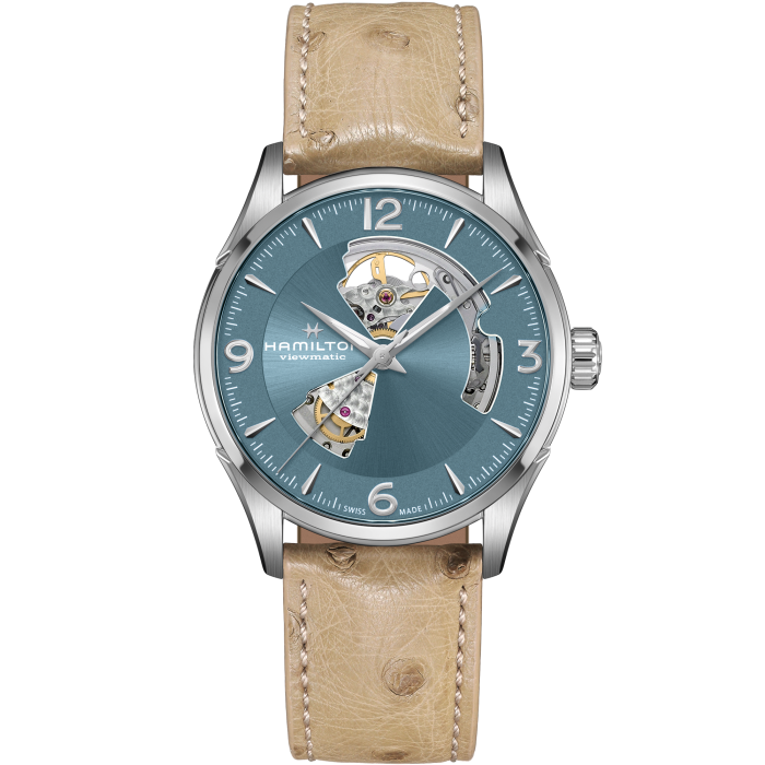 Hamilton Jazzmaster Open Heart Auto Automatic Blue Dial Watch H32705842