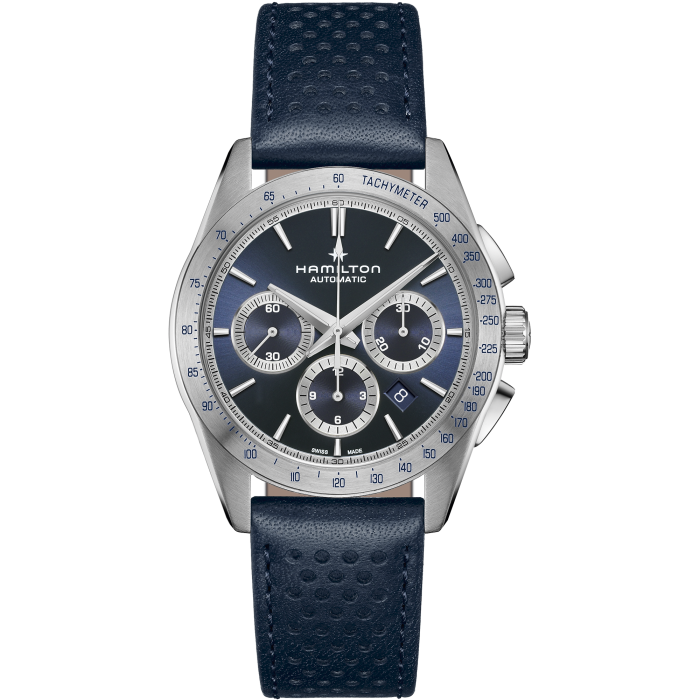 Hamilton Jazzmaster Performer Auto Chrono Blue Dial Watch H36616640
