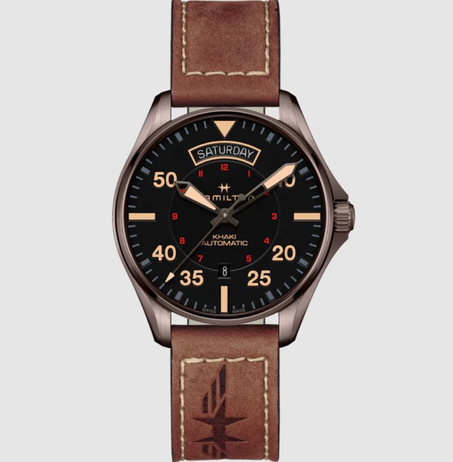 Hamilton Khaki Aviation Day Date Auto H64605531