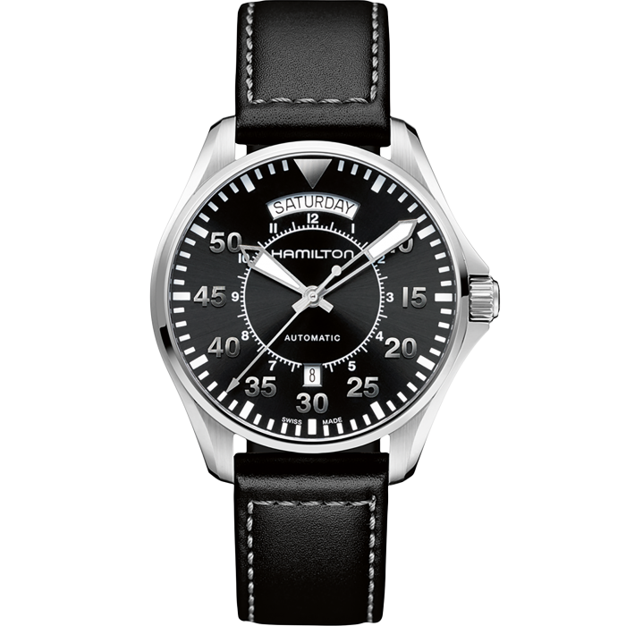 Hamilton Khaki Aviation Pilot Day Date Auto Automatic 42mm H64615735
