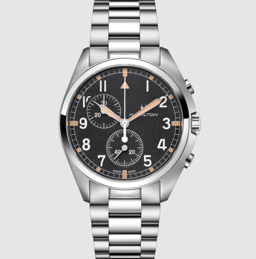 Hamilton Khaki Aviation Pilot Pioneer Chrono Quartz Men's Watch H76522131