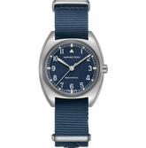 Hamilton Khaki Aviation Pilot Pioneer Mechanical Blue Dial Men's Watch H76419941