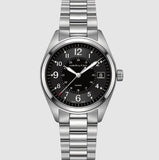 Hamilton Khaki Field Black Dial Stainless Steel Men's Watch H68551933