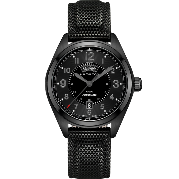 Hamilton Khaki Field Day Date Auto Automatic Black Dial Men's Watch H70695735