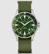 Hamilton Khaki Navy Scuba Auto Green Dial Watch H82375961