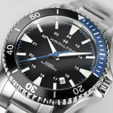 Hamilton Men's Khaki Navy Automatic Black Dial Steel Watch H82315131