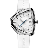 Hamilton Ventura Elvis80 Automatic Elvis White Dial White Rubber Strap H24505311