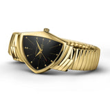 Hamilton Ventura Quartz Black Dial Asymmetric Ladies Watch H24301131