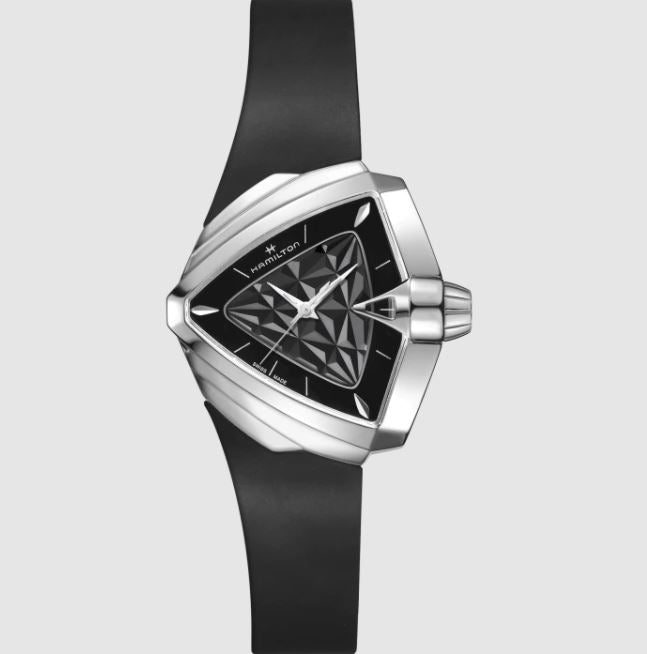 Hamilton Ventura S Quartz Quartz Black Dial Ladies Watch H24251330