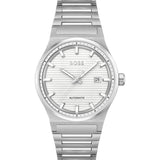 Hugo Boss Candor Automatic White Dial Stainless 1514186