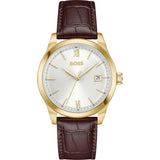 Hugo Boss Langfort Men's Quartz Leather Watch 1514357