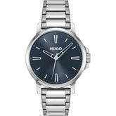 HUGO #SMOOTH Blue Dial Stainless Steel Men's Quartz 1530419