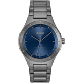 Hugo Boss #Lit Grey Stainless Steel Men's Watch 1530448