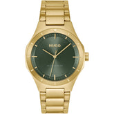 Hugo Boss #Lit Gold IP Stainless Steel Men's Watch 1530449