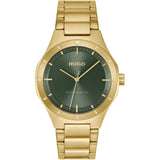 Hugo Boss #Lit Gold IP Stainless Steel Men's Watch 1530449