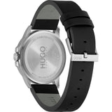 HUGO #FIRST Black Dial & Black Leather Strap 1530188