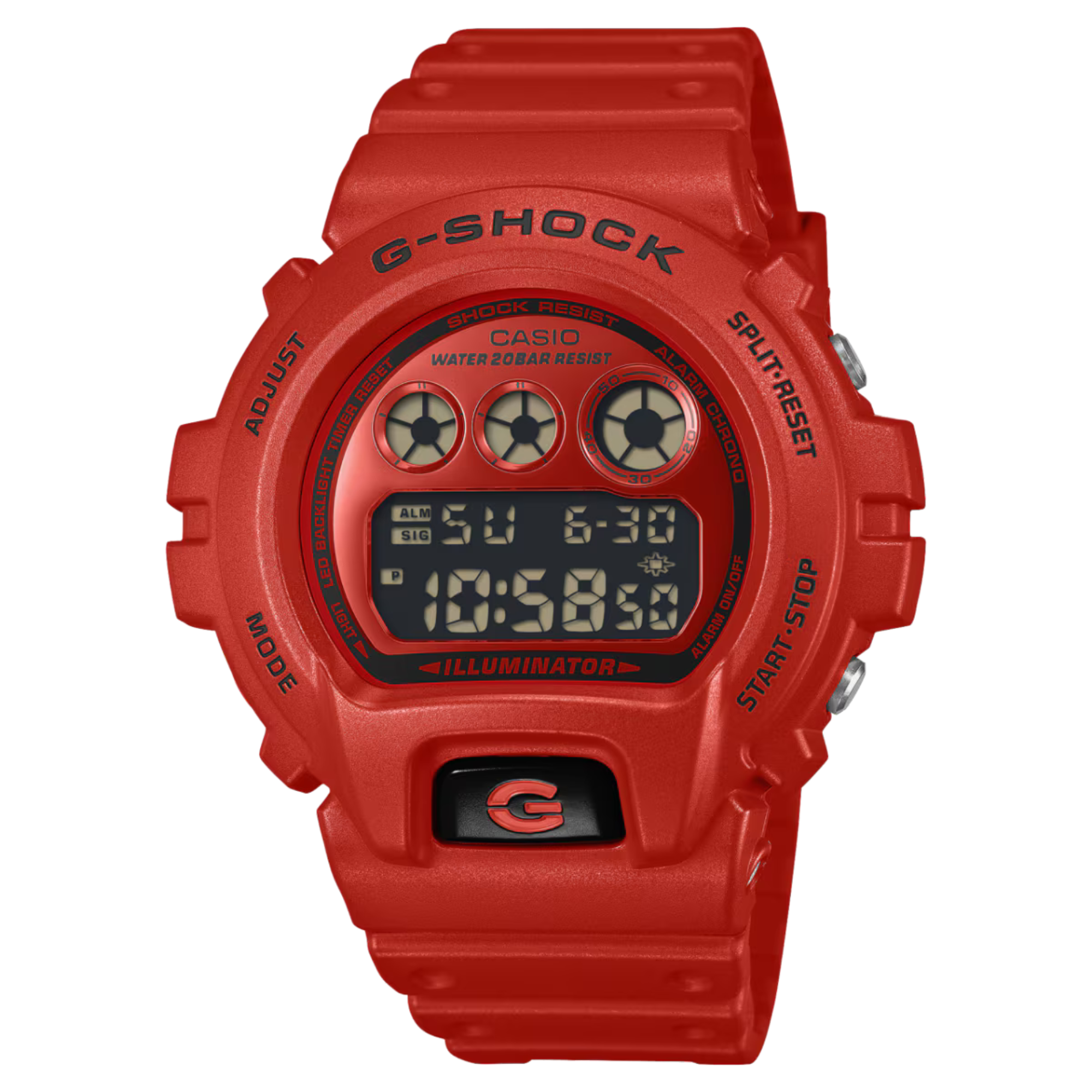 GShock Red Digital Watch DW6900RRB-4 - Bijoux Eclore
